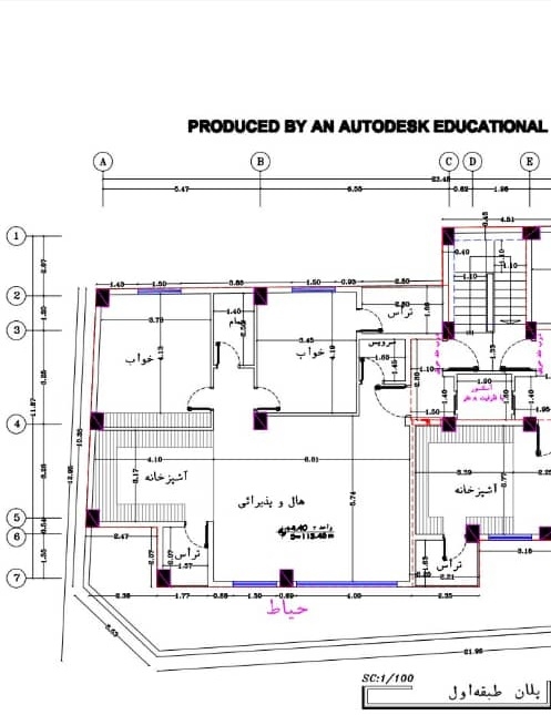 100 متر ، 2کله ، استادان